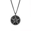 Collana con pendente nero
