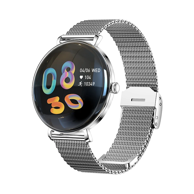 Zinc Alloy AMOLED Display Smart Watch KM85 for Women Men, Chip RTL8773E Custom Faces Phone Call Health Tracker Smartwatch 2025