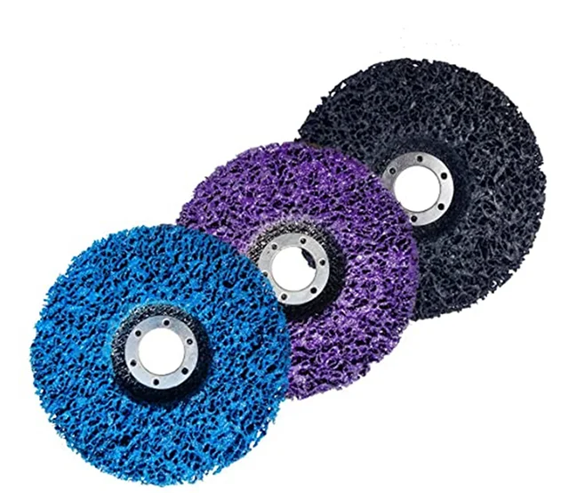 4.5 inch  Easy Clean & Remove Paint Rust Purple Clean Strip Discs for Metal Polishing