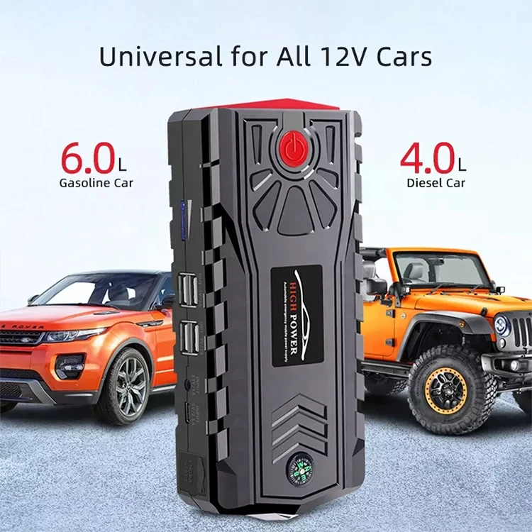 High Quality 32000mah High Power Car Jump Starter Power Bank / Multi