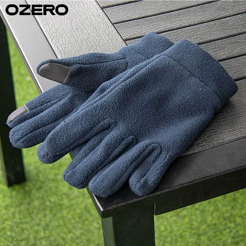 OZERO легкие велосипедные улучшенные фрикционные Полиэстеровые сенсорные недорогие зимние перчатки Patagonia