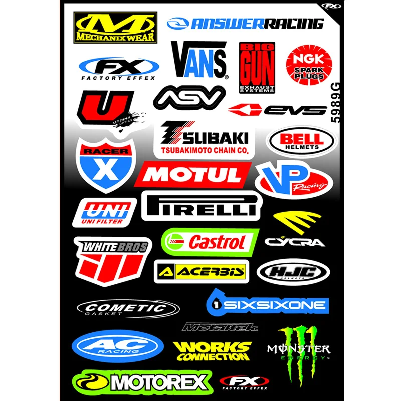 Универсальный Водонепроницаемый велосипед графика акрилатовые наклейки самоклеящиеся наклейки