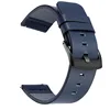 Cinturino blu con fibbia nera