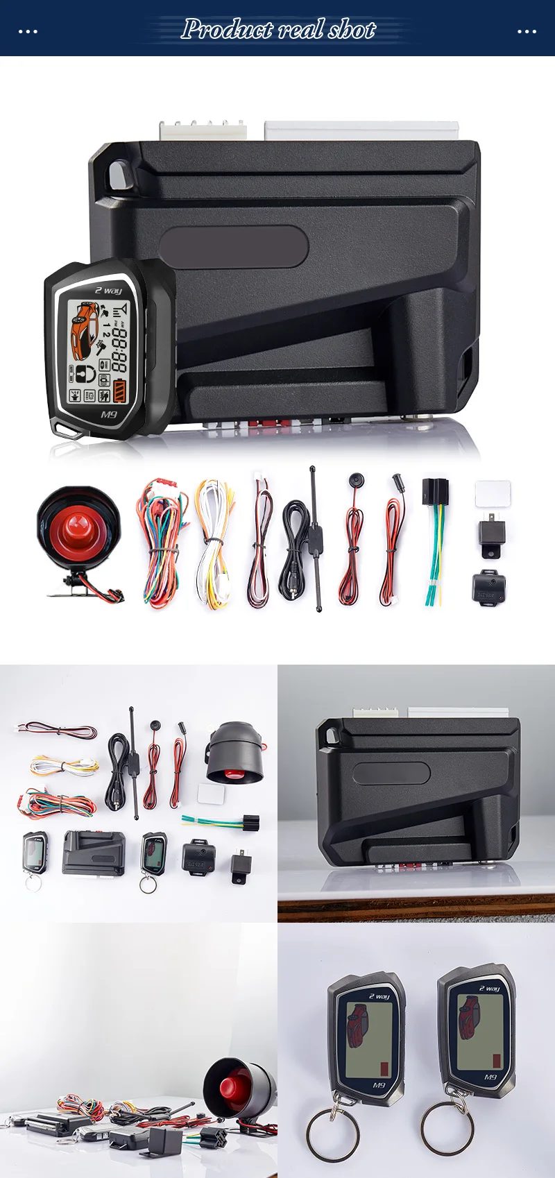 2023 Spy Universal Wireless Alarm System Car System Anti Thief Remote