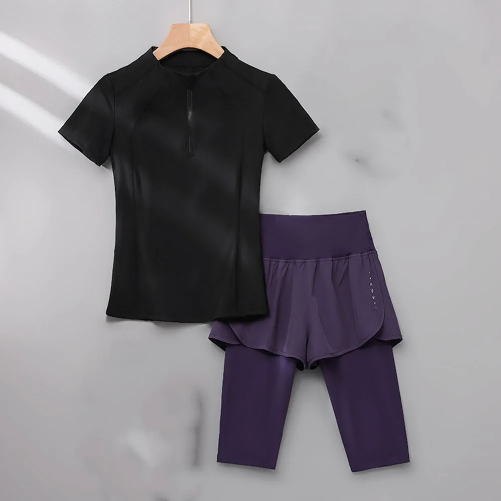 Quick Dry Smooth Comfortable Breathable Anti-Odor Short Sleeve Custom Running Fitness Women Cycling Sets 100%