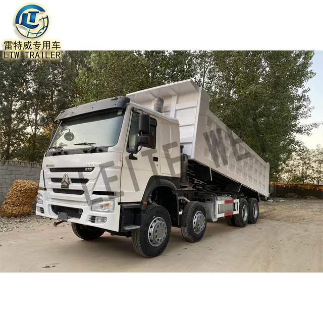 Chinese Howo 8x4 dump trucks Euro2 Second Hand small heavy Tipper Trucks Used Dump Truck