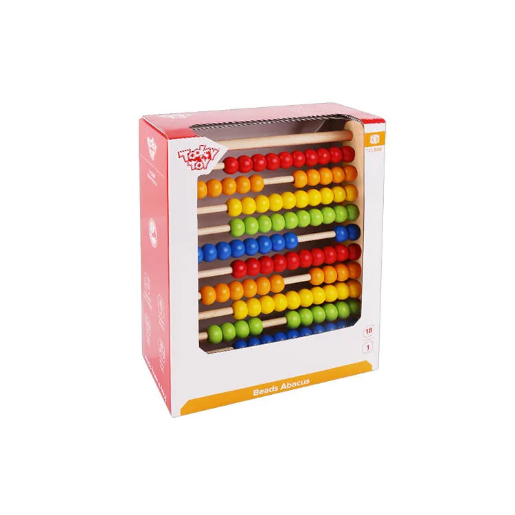 Резиновые деревянные многофункциональные бусины для счета математики Abacus игры