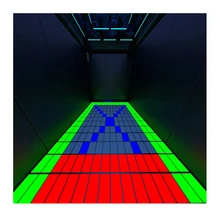 Luxury  Full Color Interactive Party Light Up Sensitive Led Dancing Floor Tiles Interactive Led Floor