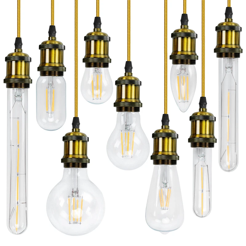 Ampoule vintage à LED 4w E27 G45 style Edison bulb 
