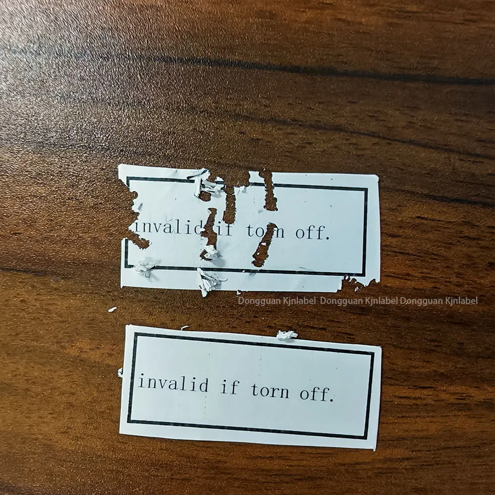 Customized Fragile Sticker Destructible Packaging Labels for Security Seal Purpose supplier
