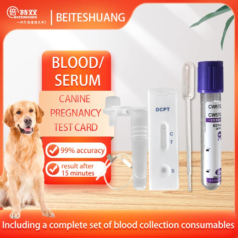 Canine/feline Pregnancy Test Kits 28 Days Rapid Test Pet Veterinary ...