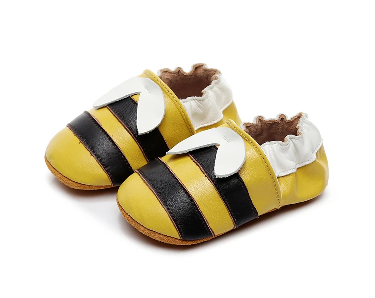Wholesale Fashionable Animal Pattern Baby Designer Shoes Leather Upper for Unisex