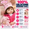 Pink Hooded Vest Brown Hair Girl