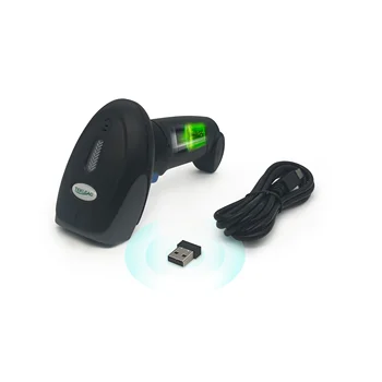 Supermarket auto scan 1D 2D QR bar code reader Smart 2.4Ghz wireless barcode scanner