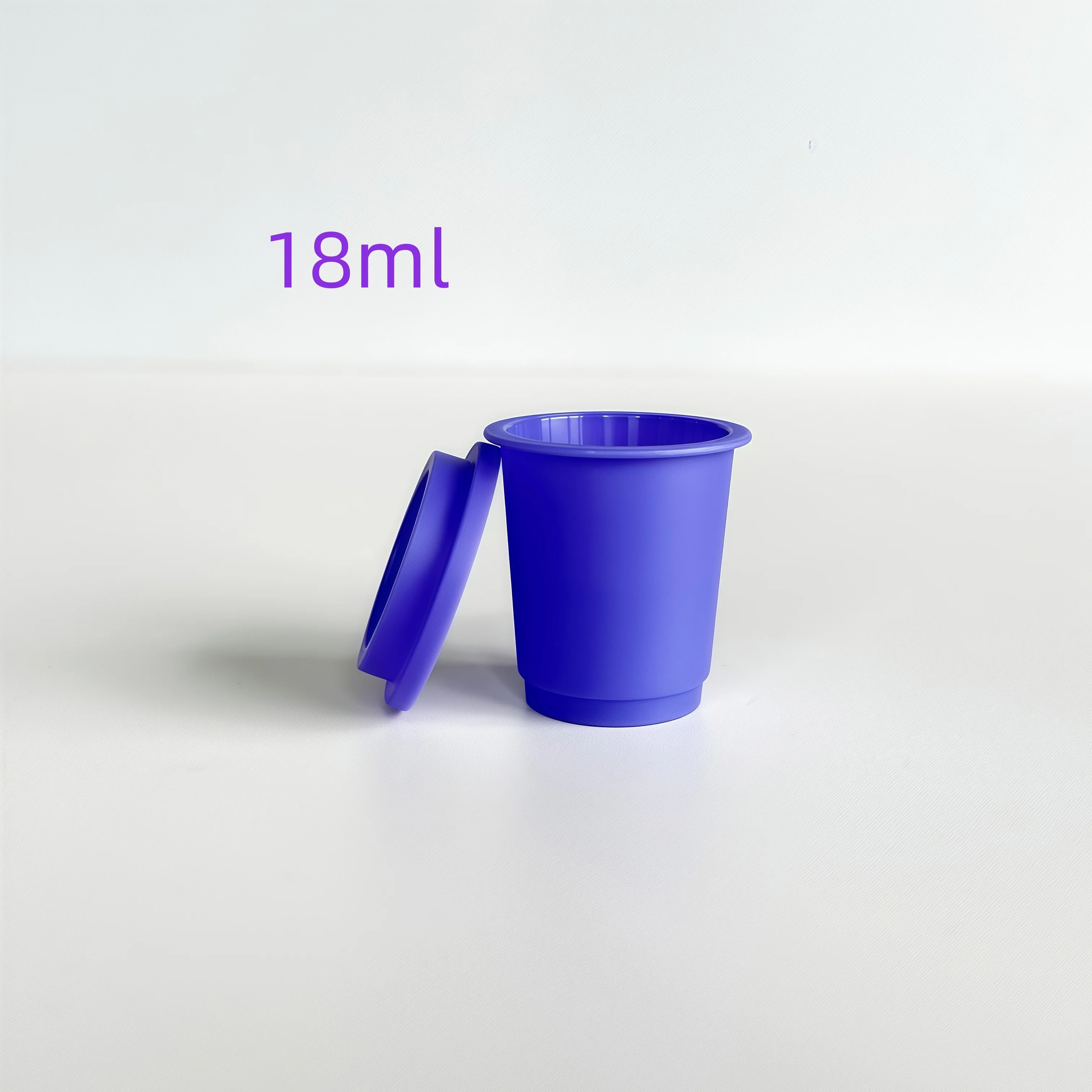 Disposable Plastic PP Cup with 18ml Capacity and 35*35*41mm Diameter for Food Packaging with 50000 MOQ