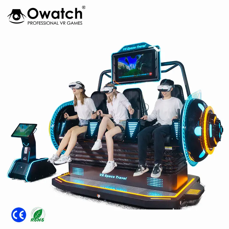 New VR Business 9D Virtual Reality Simulator 9d VR Game Machine Equipment  Seats 9D VR Chair