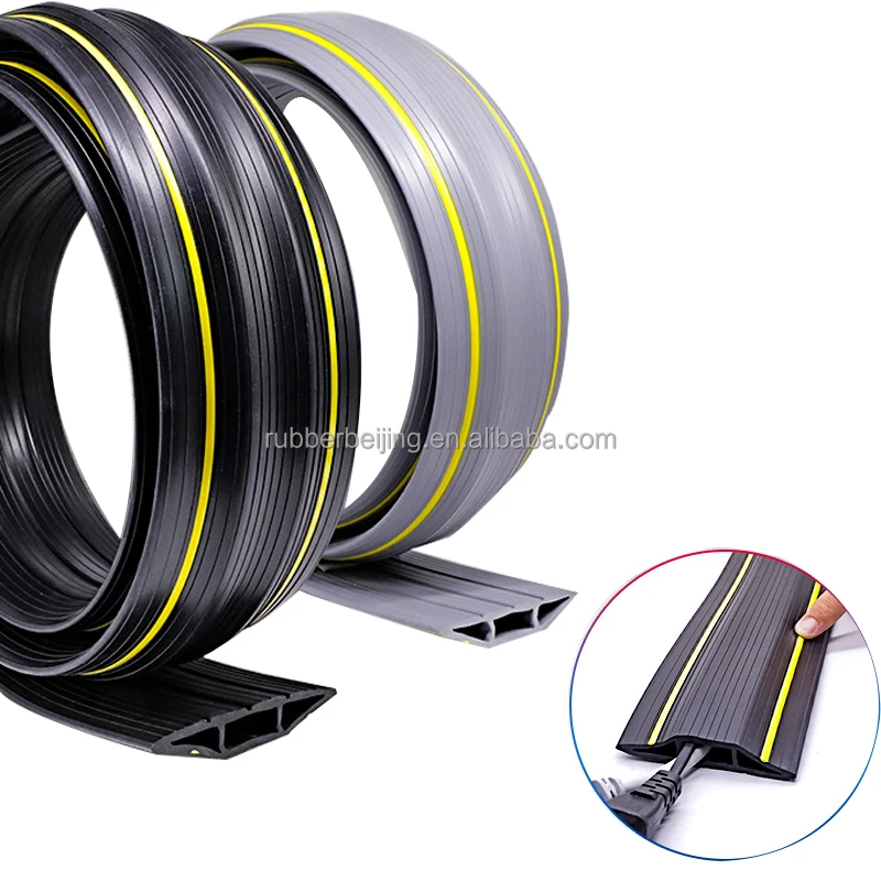 3 Channel Floor Cord Cover - Durable & Versatile Protection