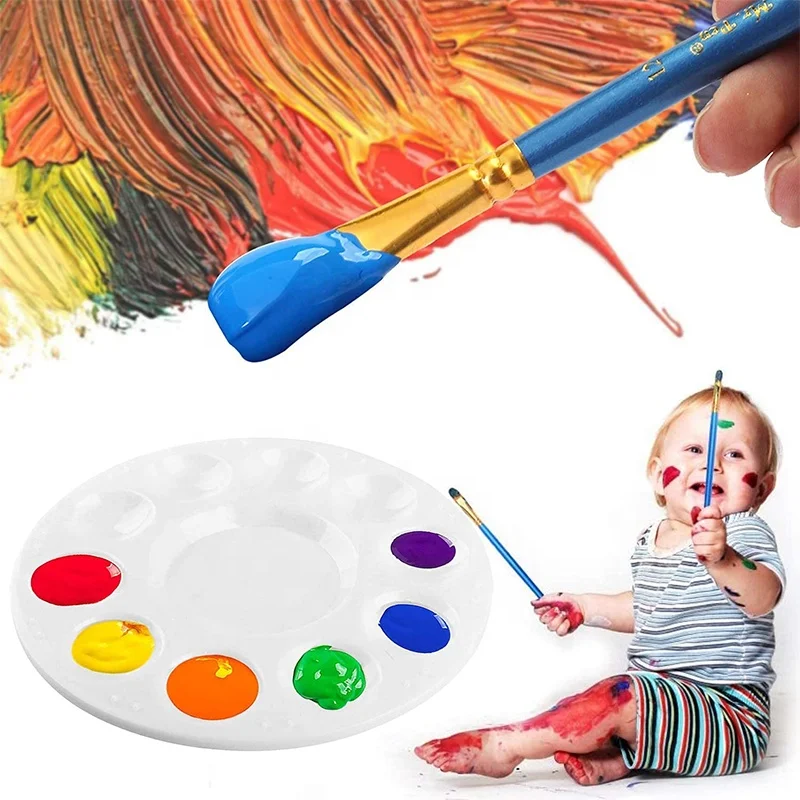 SHIDOW Paint Palette Tray, Paint Dish Tray, Round Paint
