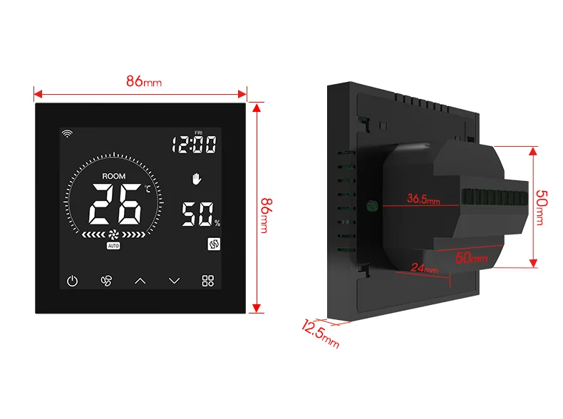 Fan, 0-10V, ABS Plastic, KF-700C-XF - detail 18