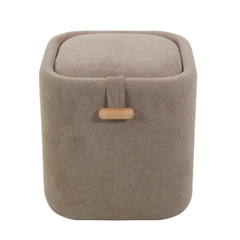 2025 Square Ottoman with Storage Set of Storage Ottoman Stool for Living Room Low Stool