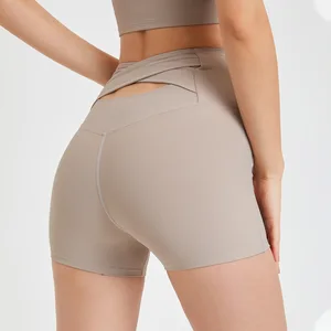 High Waist Sports Shorts Breathable Quick Dry High Elastic Women's Gym Fitness Workout Running Shorts for Women