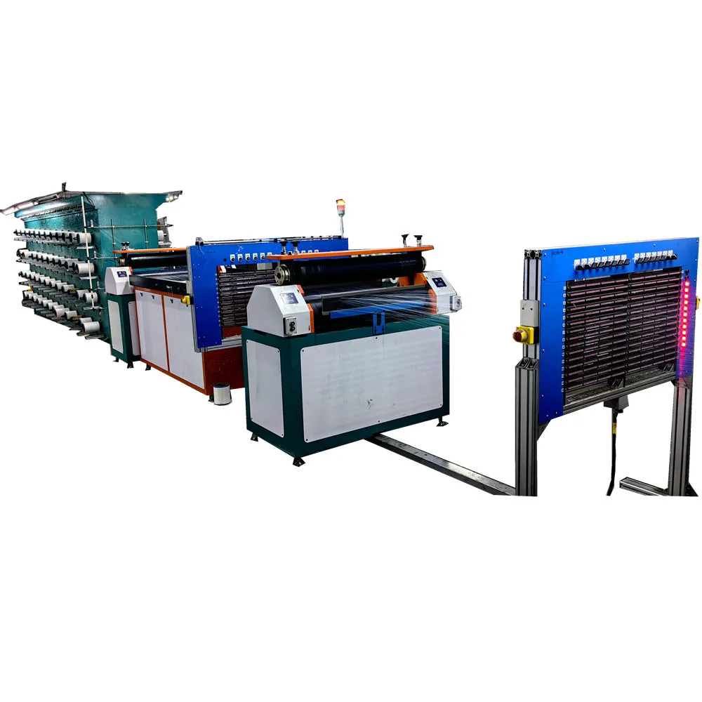 Mother yarn sectional warping machine