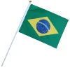 Bandera de mano de Brasil