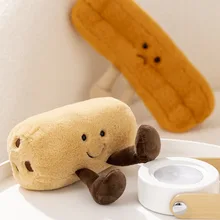 Cute Toast Bread Doll Plush Toy French Stick Bread Plush Toy Pillow Doll