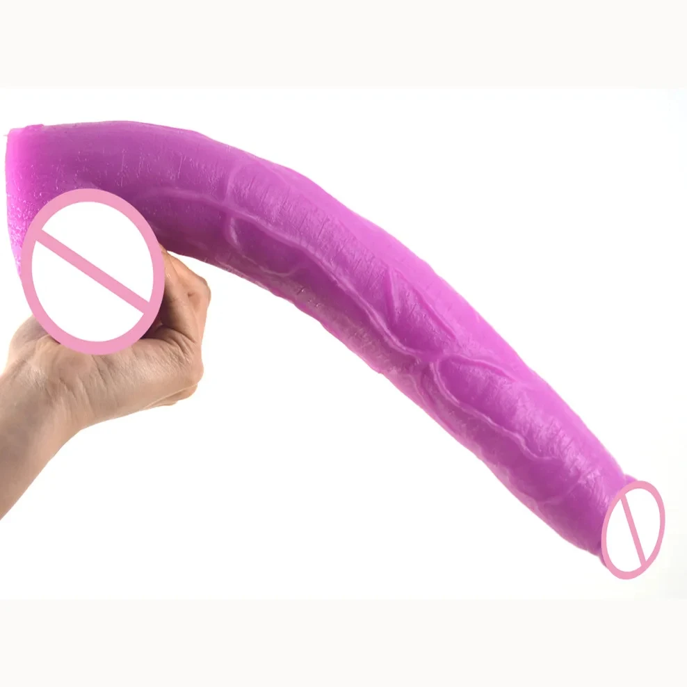 Hot Selling 15.5 Inch PVC Material Realistic Dildo Sex Toys Super Long Penis Huge Hard PVC Dildo Suction Cup for Women Gay Men
