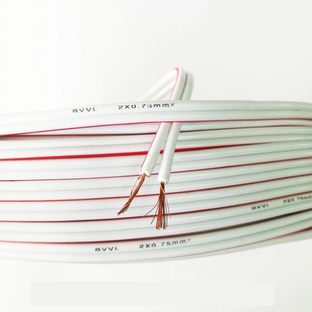 Factory Price High Quality Flat Electrical Wire Pvc 2*1.5mm Electrical Cable And Wire Building