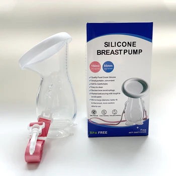 Factory Direct BPA-Free Manual Baby Milk Breast Pump Food Grade Silicon for 0-12 Months Wholesale