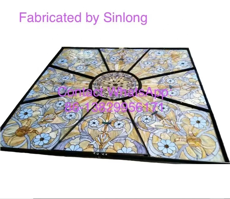 Gothic Stained Glass of Cathedral Window