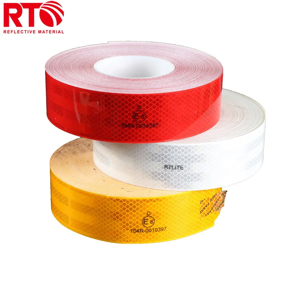 Red & Yellow 5 Years Warranty Truck Safety Reflective Sticker Heavy Vehicle Rear Reflective Marking Plate for Zimbabwe Market details