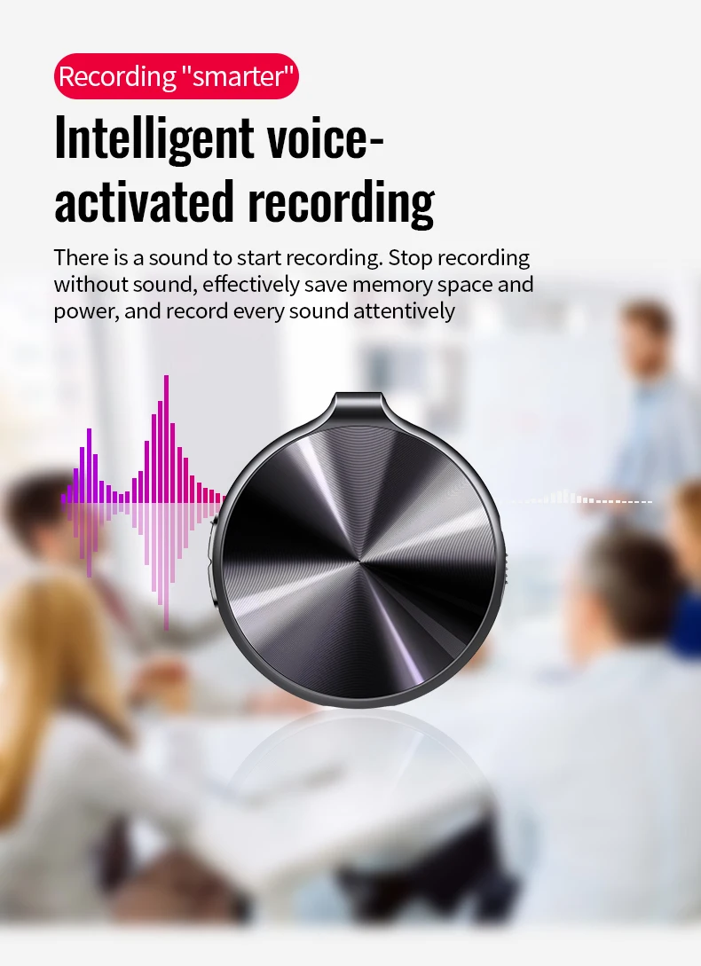 Mini Voice Recorder Small Voice Activated Recorder Audio Recording Device Digital Voice Recorder Q39