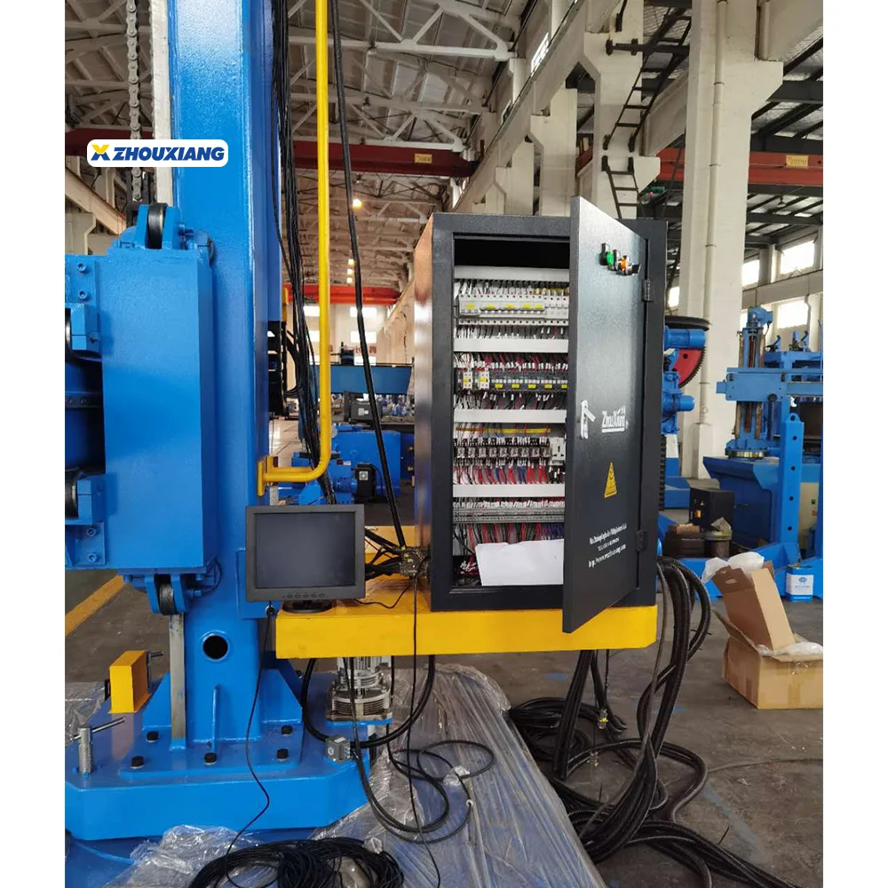 Zhouxiang Heavy Duty Automatic Pipe Column and Boom Welding Manipulator in Wind Tower Plant