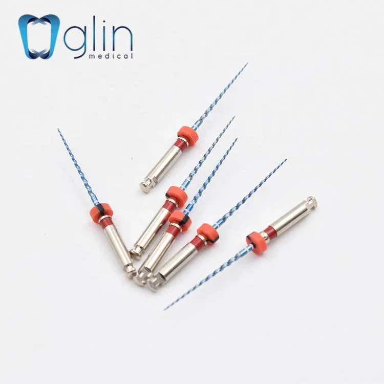 
Glin G3 вращающиеся напильники NITI, пилки для термоактивации, стоматологическая обработка 04 конус 21 мм 