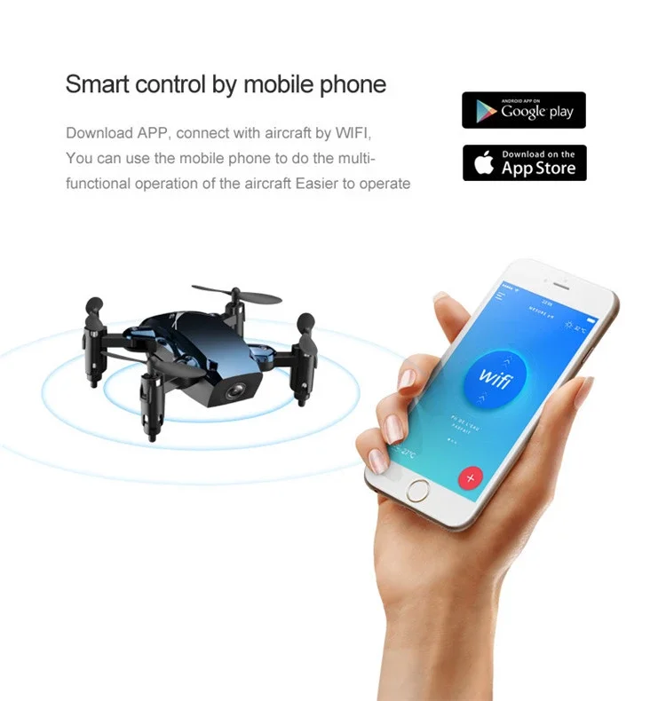 s9m mini foldable drone app