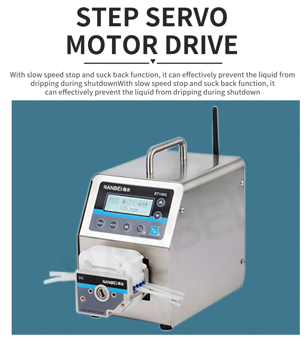 Peristaltic Pump 3lpm Micro Bt100sspeed Regulating Type Peristaltic