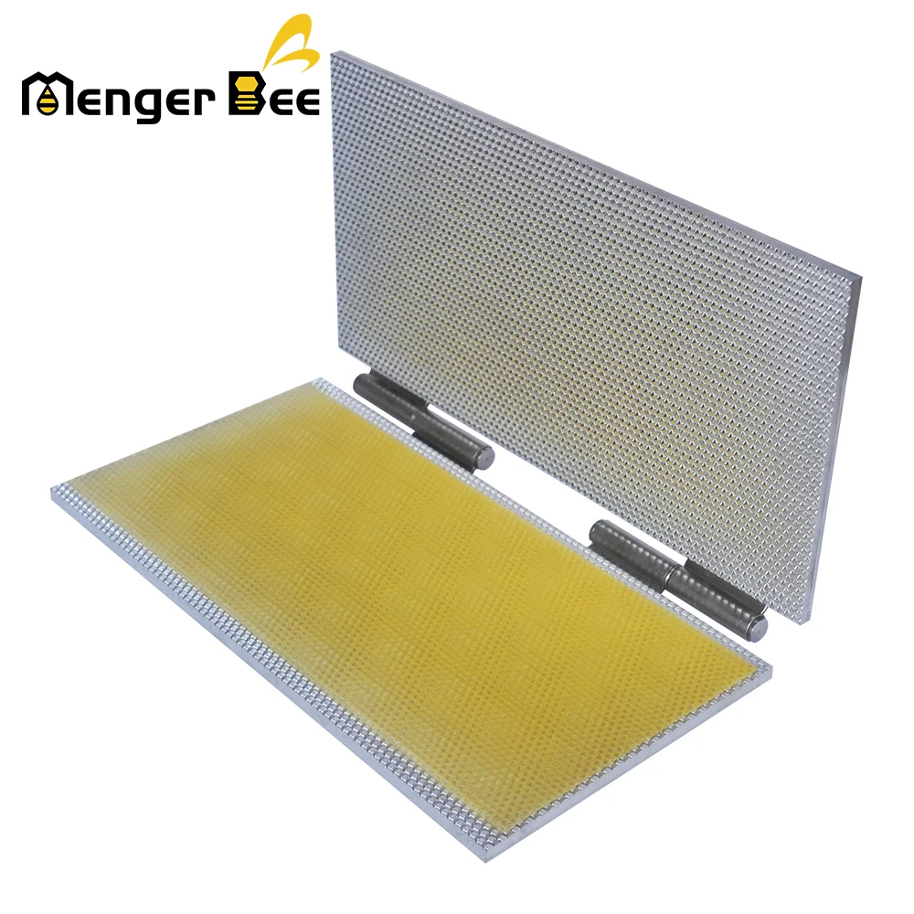 Menger Bee Manual Notebook Bee Wax Making Embosser Machine Embossing Press Casting Mould Beeswax Foundation Sheet Mold For Sale