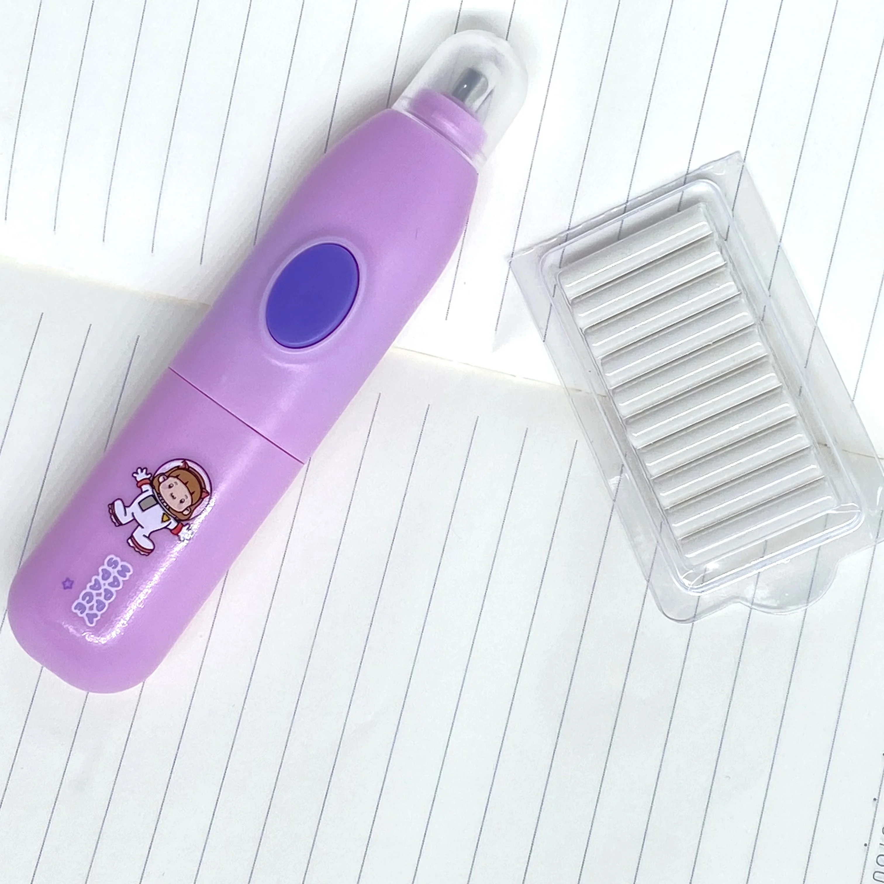 Лидер продаж канцелярские товары автоматическая новинка Студенческие карандаши ластик уникальный пластиковый Электрический