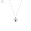 18K Solid White Gold