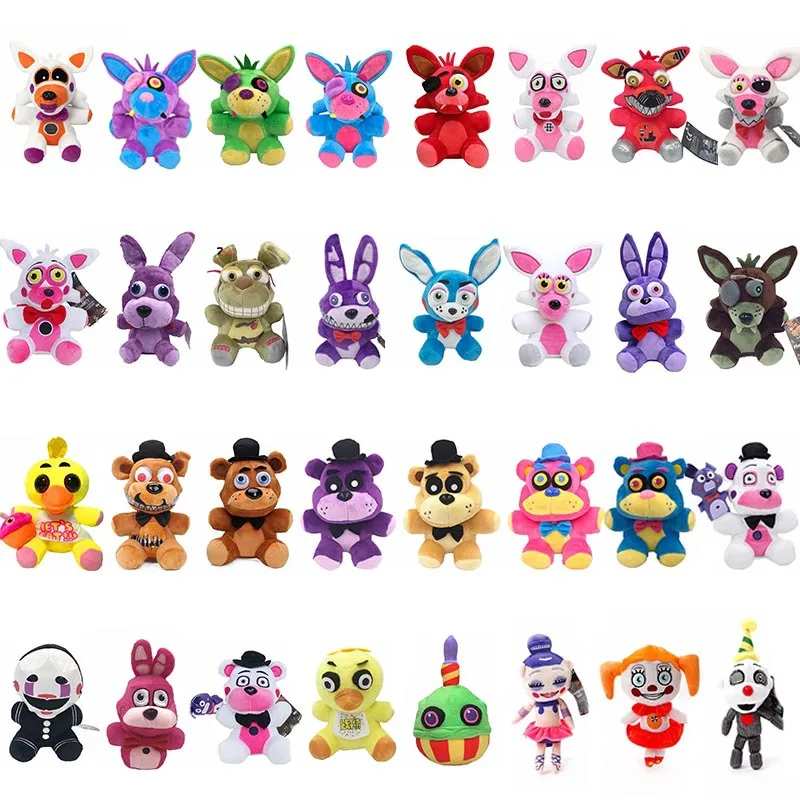 Zd Fanf Sundrop Plush Toy Security Breach Fnaf Mangle Foxy Five Nights ...