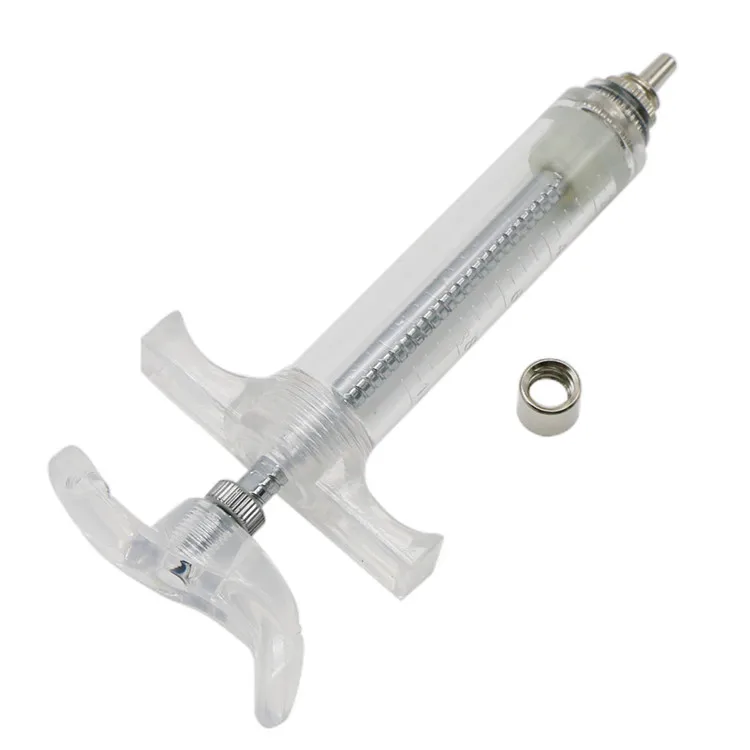 Factory Directly Hand Bird Feeding Syringe Animal Feed Dispenser Veterinary Stainless Feeding Tube Syringe