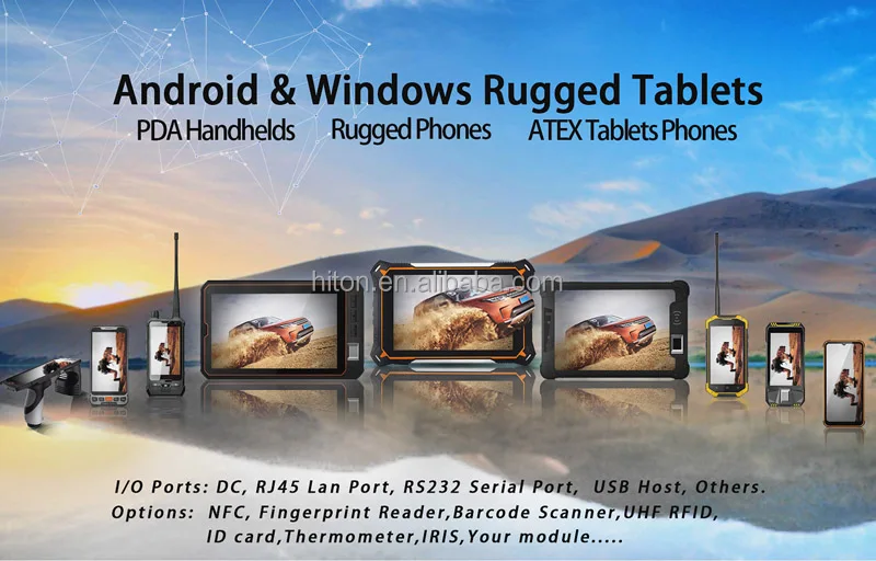 Cheapest Factory 8 Inch Android 12 FHD1200*1920 6+128G 10000mAh IP68 Ruggged Tablet PC 400CD/M2 BT5.0 PAD Rugged Computer PCs