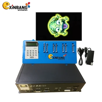 4/6/8/10player green frog fish hunter game machine fish table video arcade fish game machine kit