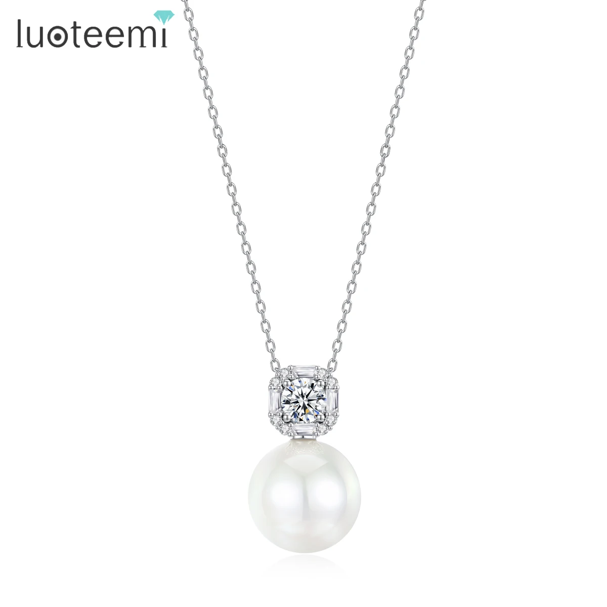 Luoteemi Luxury Pearl & Zirconia Necklace