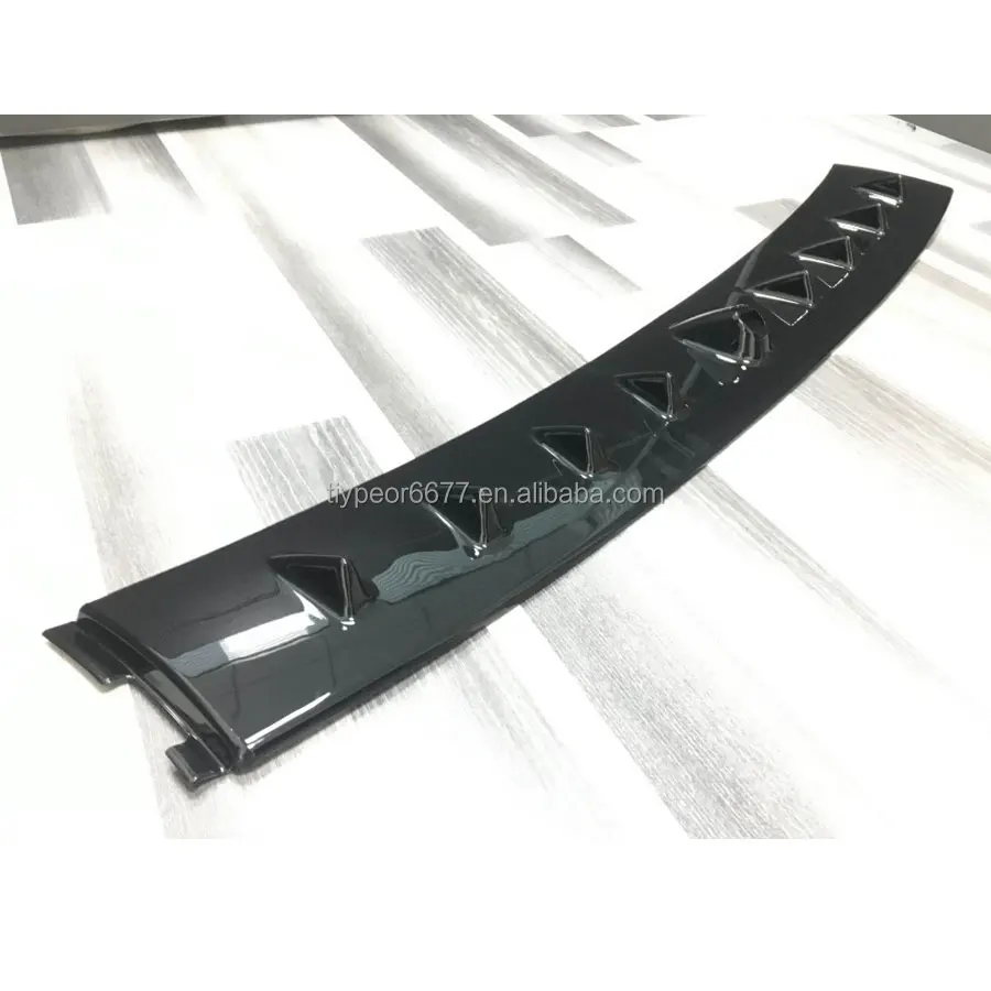 product tiypeor rear diffuser for mitsubishi lancer evo 2003   2007 shark fins bumper lip splitter spoiler kit-8