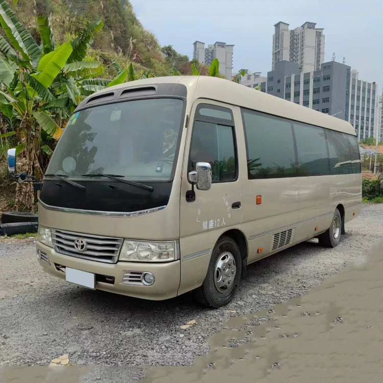 Автобусная подставка для автобуса Toyota 30 мест с кожаными сиденьями дизельным двигателем подходит школьного по низкой