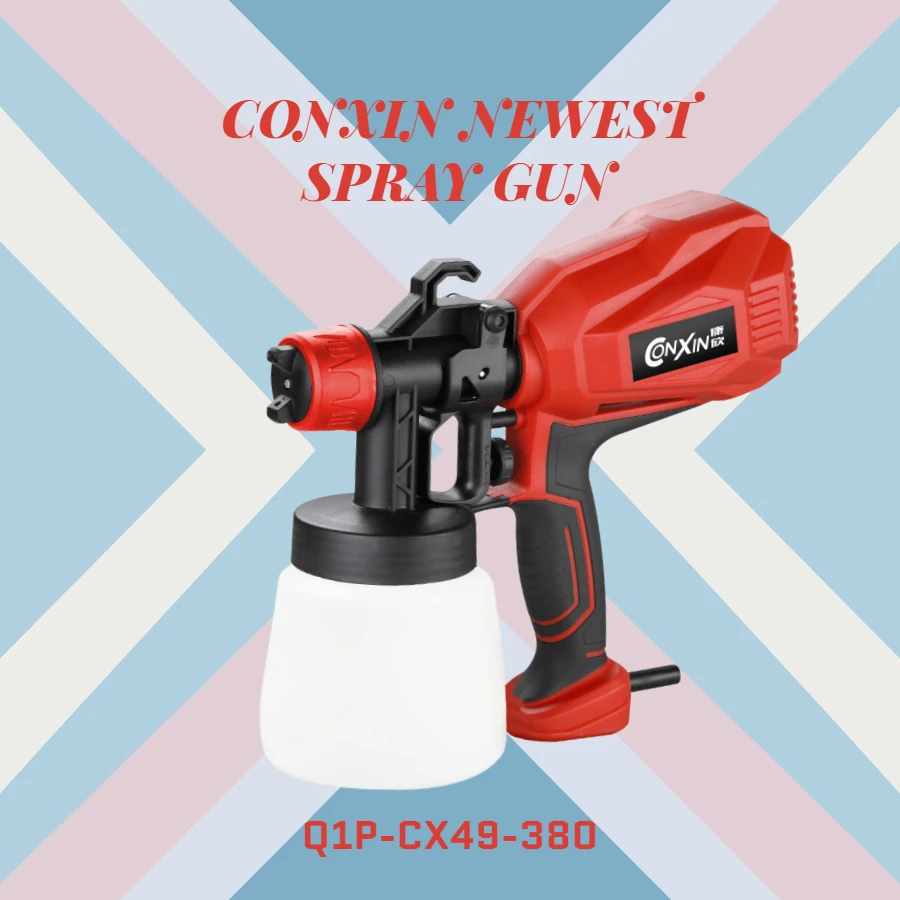 400W DIY Electric Power Spray Gun Multi-Function Handheld Paint Tool