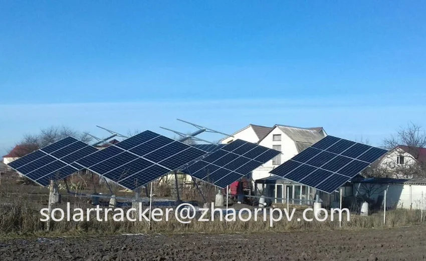 China Wholesale 8kW 9kW ZRT Tilted Single Axis Solar Tracking System 100kW